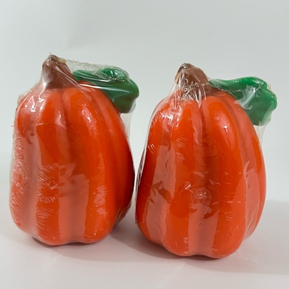 Vintage Halloween Russ Pumpkin Jack O Lantern JOL Candle NOS - Picture 2 of 6